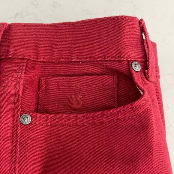Gloria Vanderbilt Amanda 5 Pkt Straight Leg Cotton Jeans Burnt Red Sz 8P NWOT - Picture 9 of 13